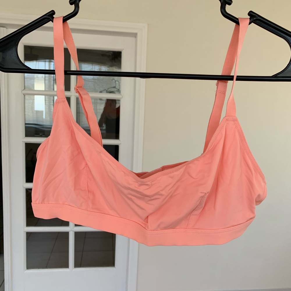 New Parade bralette in candlelight peach size M
